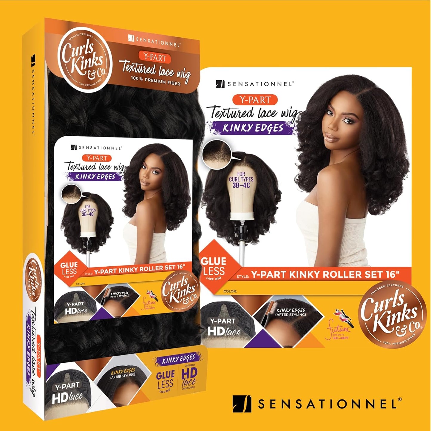 Sensationnel Curls Kinksandco Kinkyedges Wig