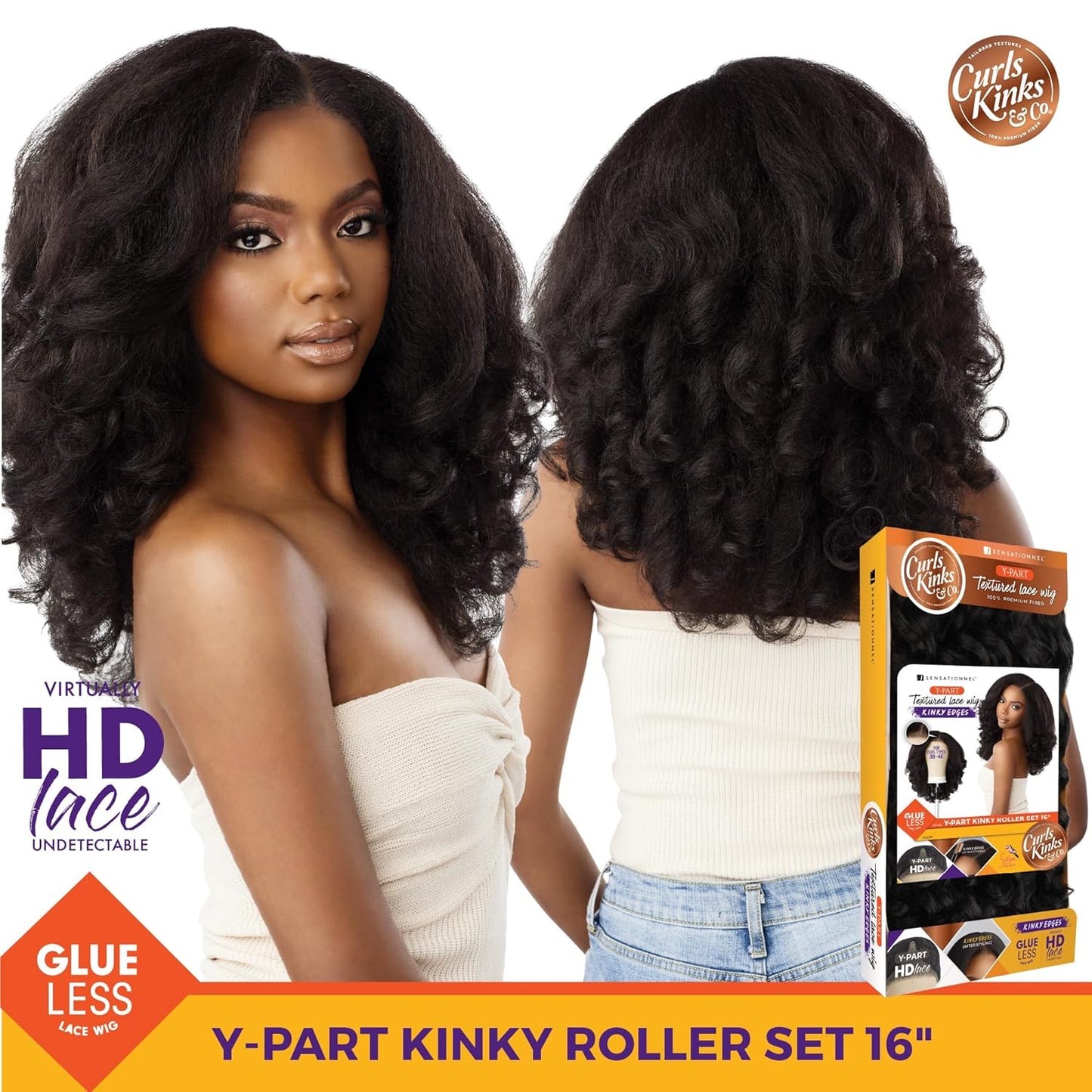 Sensationnel Curls Kinksandco Kinkyedges Wig