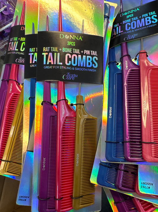 DONNA 3PCS TAIL COMBS