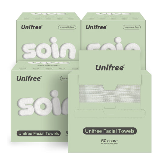 UNIFREE DISPOSABLE FACE TOWELS