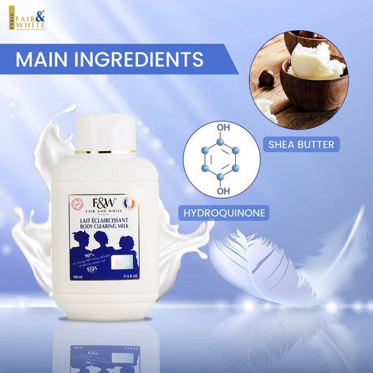 Fair & White Original Body Clearing Milk - Lightens Dark Are