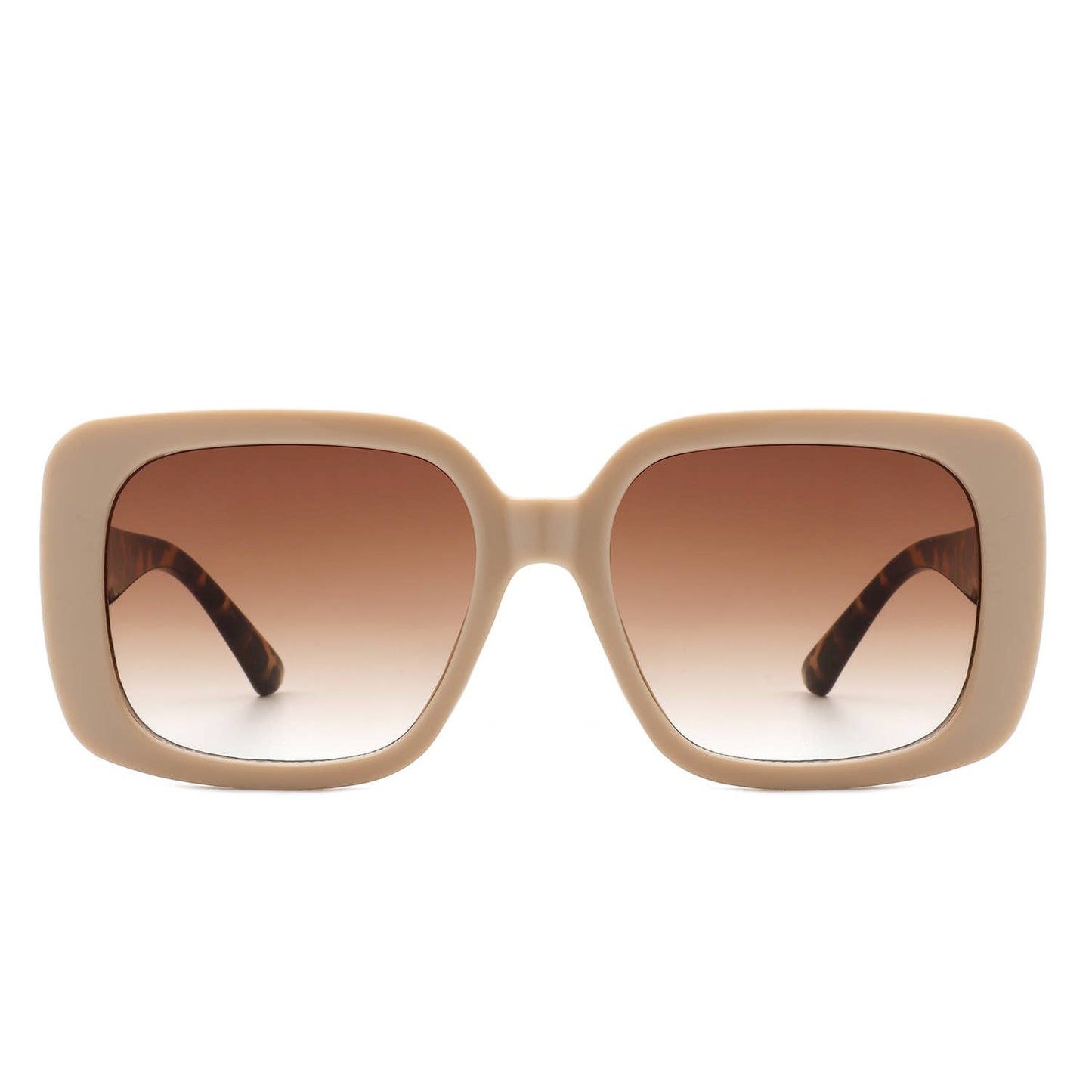 Square Chic Flat Top Tinted Women Fashion Sunglasses