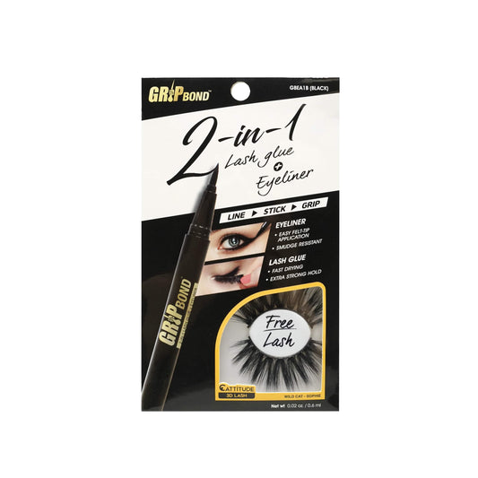 Grip Bond 2-in-1 Eyeliner Glue - Black