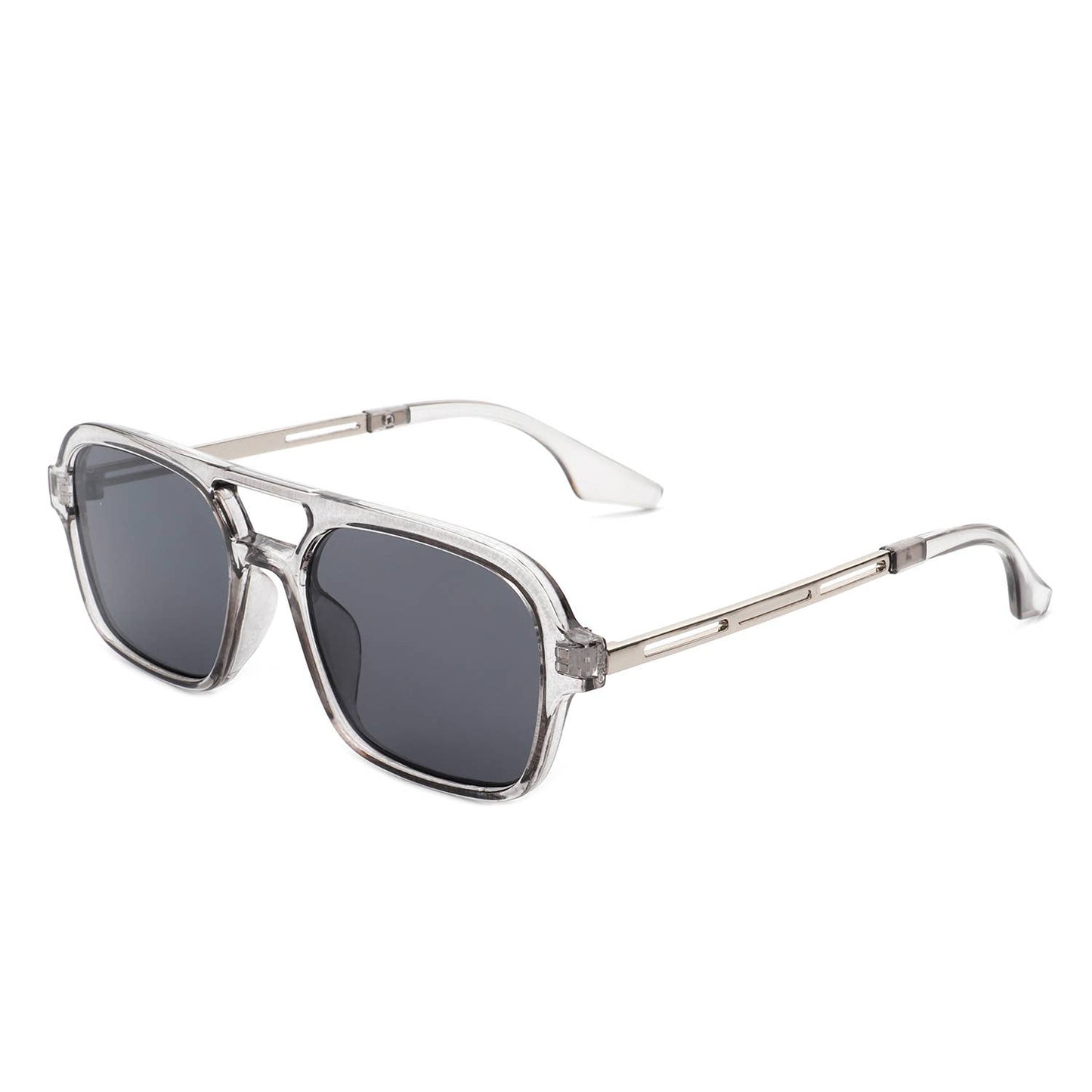 Retro Square Brow-Bar Fashion Aviator Style Sunglasses