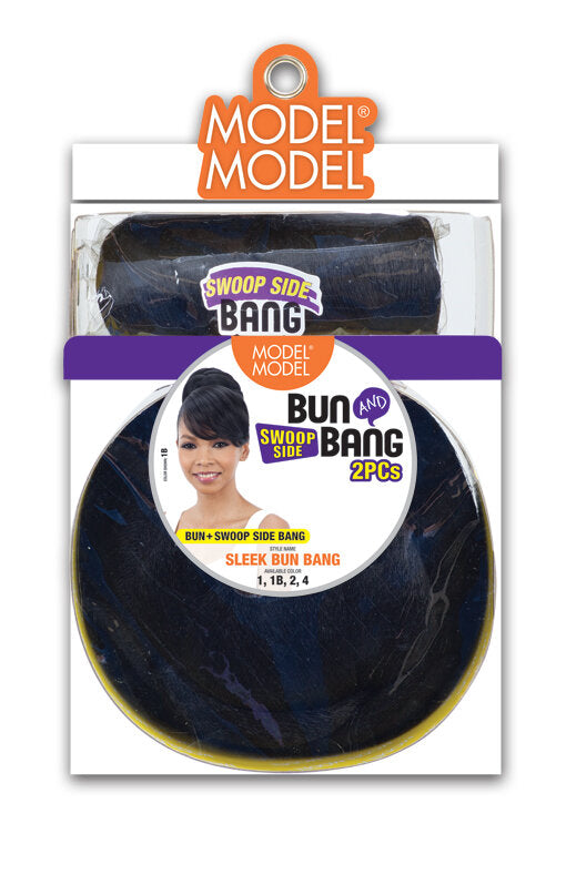 MODEL MODEL SLEEK BANG BUN