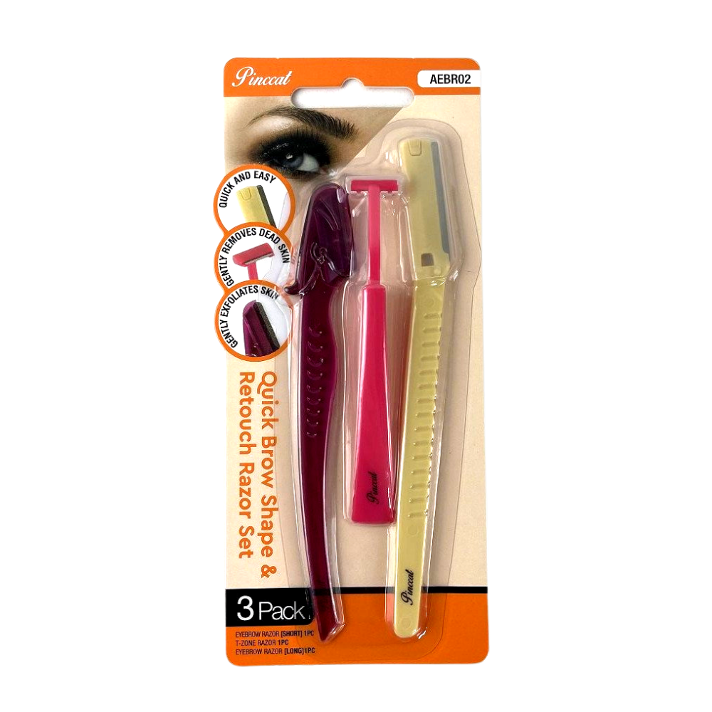 AH Quickbrows & Retouch Razor Set (3pack)