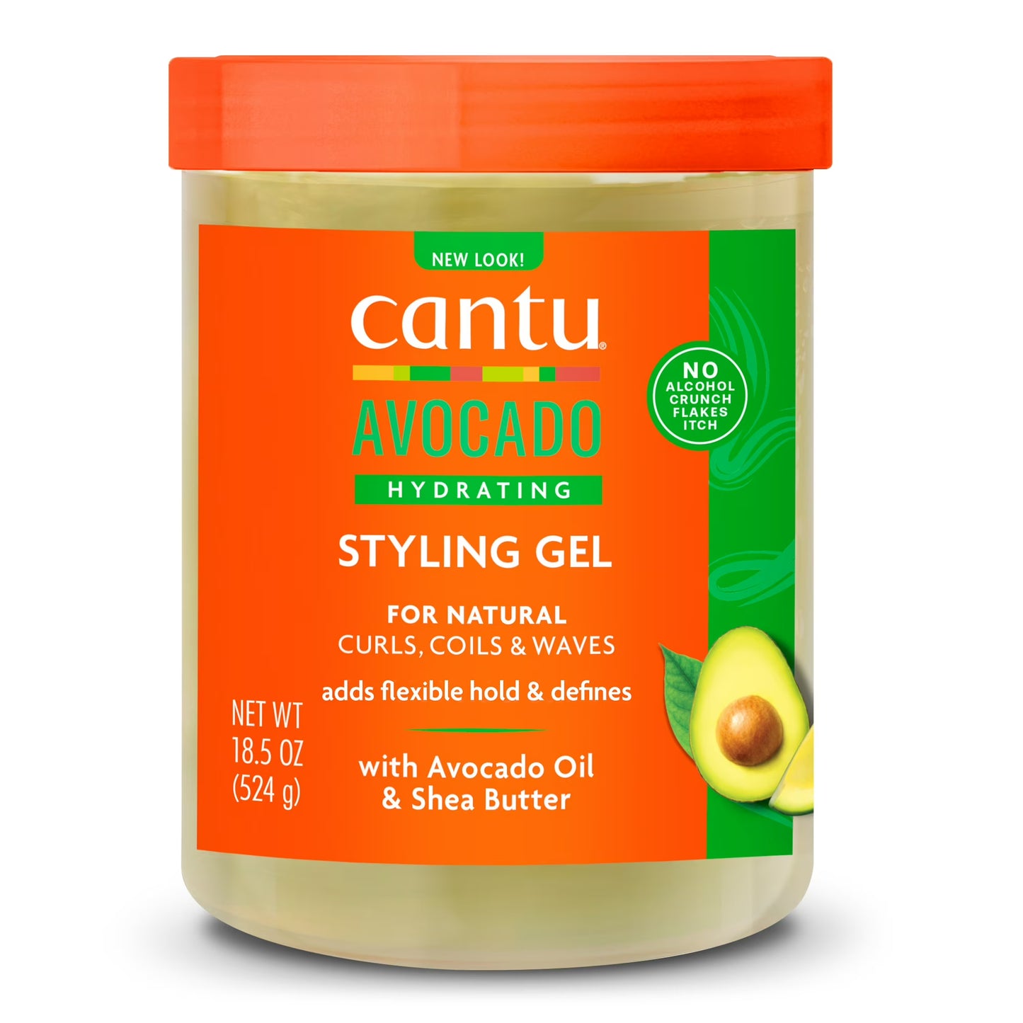 Cantu Avocado Hydrating Curl Gel – 18.5 oz