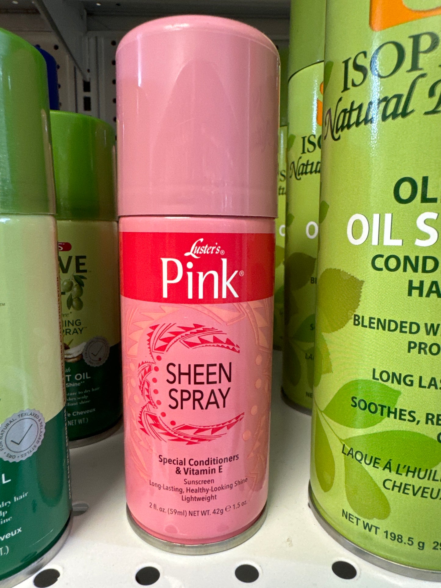LUSTER PINK SHEEN SPRAY 2Z