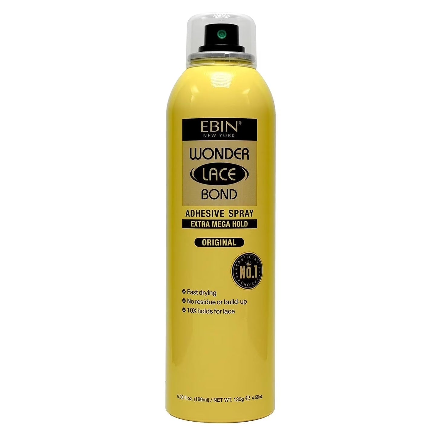 EBIN NEW YORK Wonder Lace Bond Wig Adhesive Spray Extra Mega Hold 6.34 fl oz