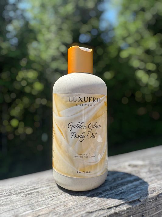Luxuerie Golden Glow Body Oil Large