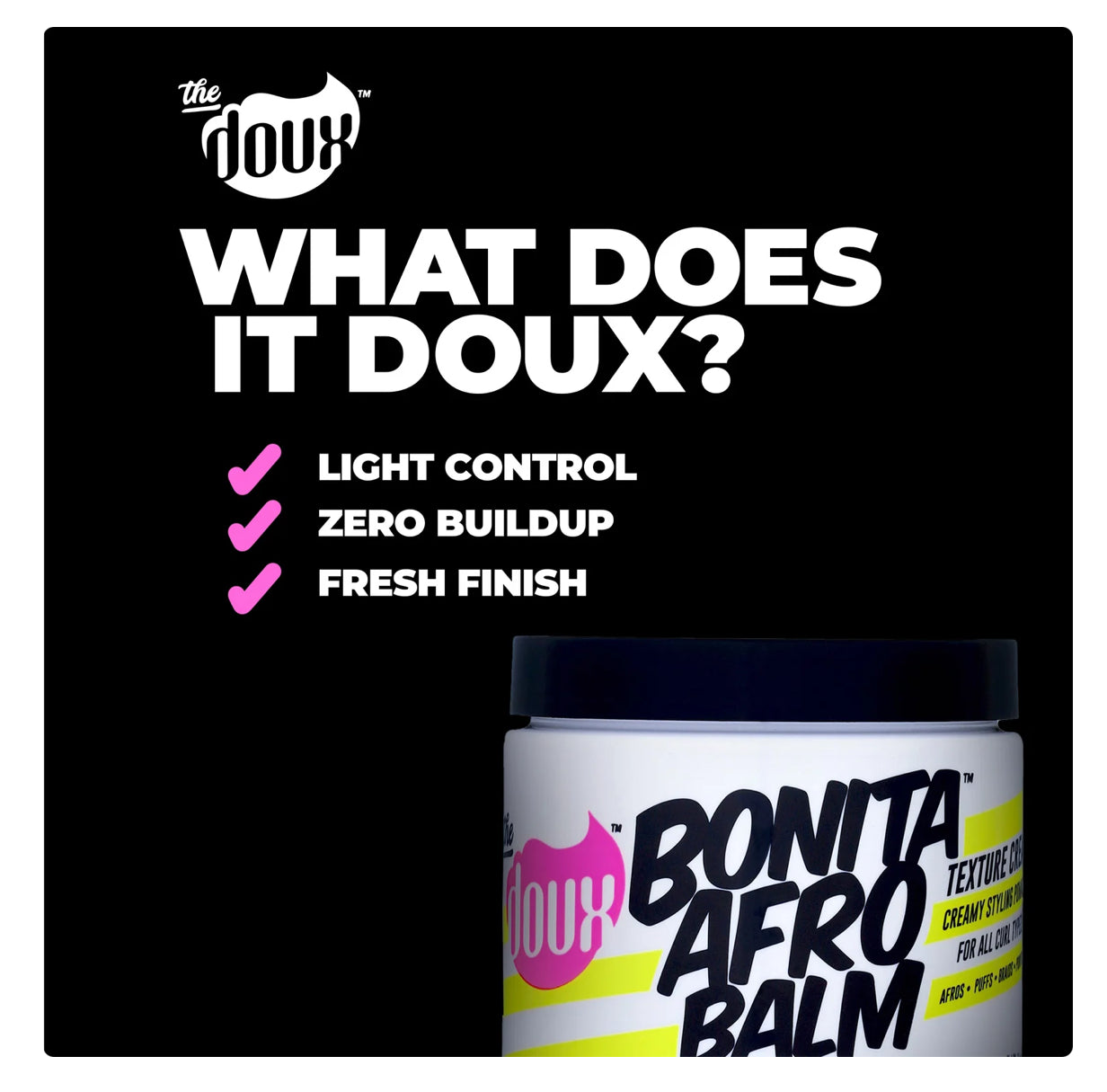 The Doux Bonita Afro Balm