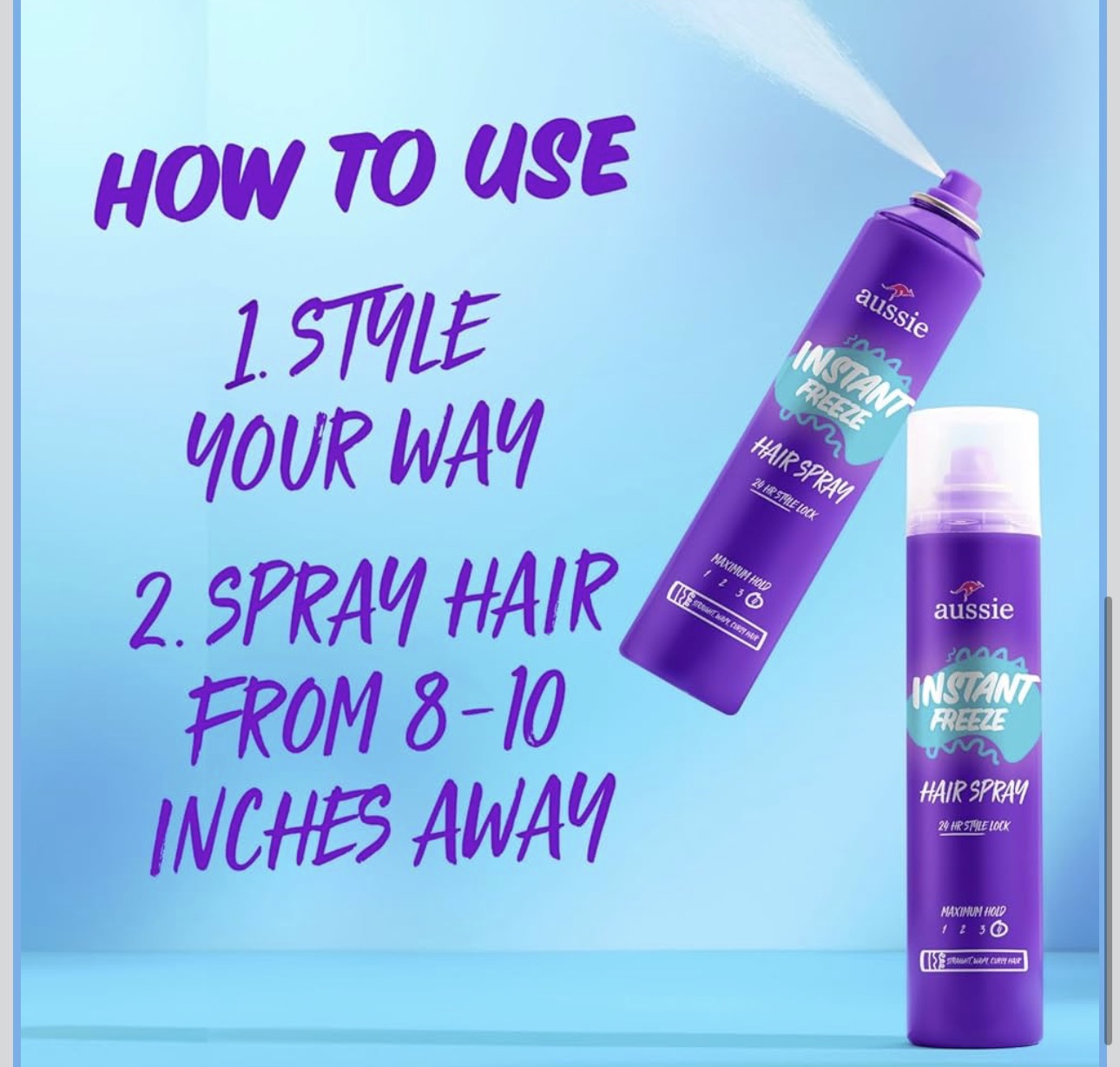 AUSSIE INSTANT FREEZE HAIR SPRAY