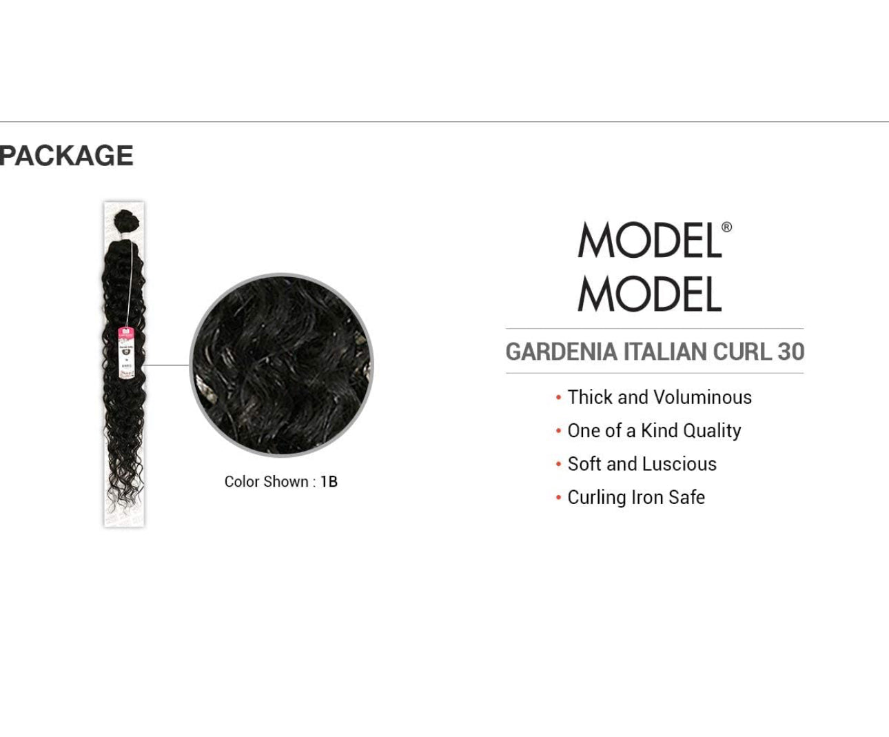 MMOG GARDENIA ITALIAN CURL 30" 1B