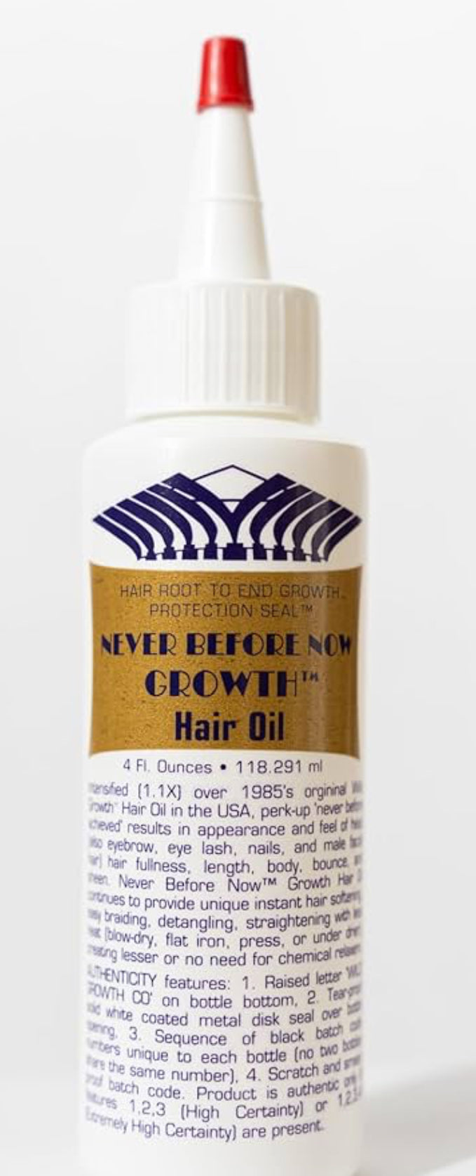 WILD GROWTH HAIR OIL NEVER BEFORE NOW 4Z