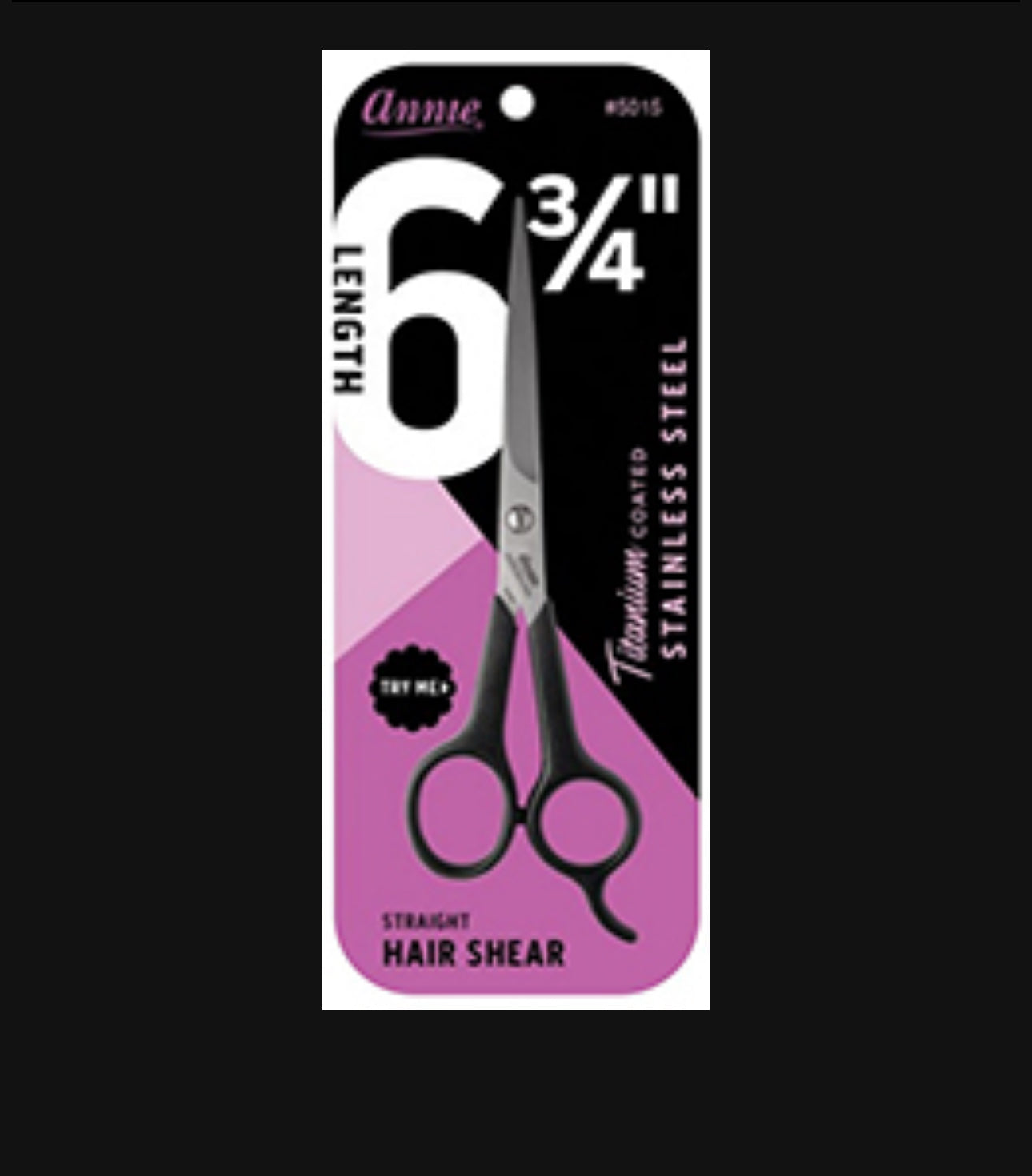ANNIE HAIR SHEARS TITANIUM