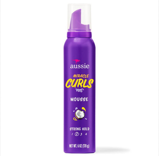 AUSSIE MIRACLE CURLS HAIR MOUSSE 6oz