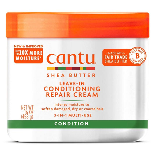 CANTÙ SHEA BUTTER LEAVE IN CONDITIONING REPAIR HAIR CREAM