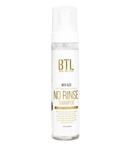 BTL NO RINSE SHMP W ALOE 8OZ