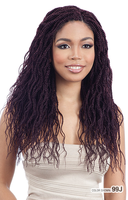 MODEL MODEL 3X WAVY FEATHERED TWIST 16"