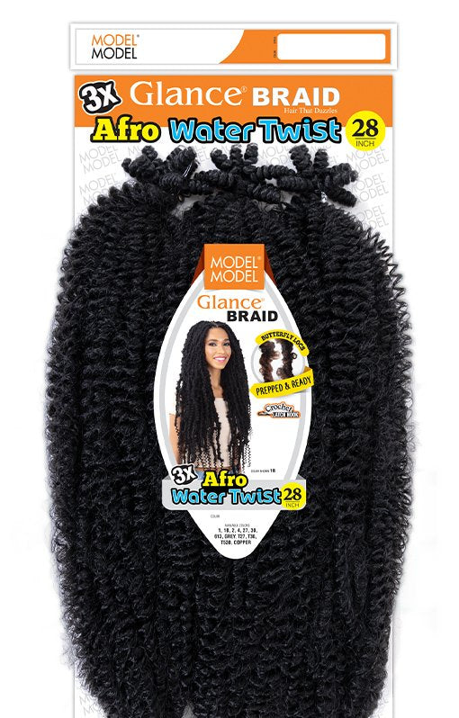 MODEL MODEL 3X AFRO WATER TWIST 28"