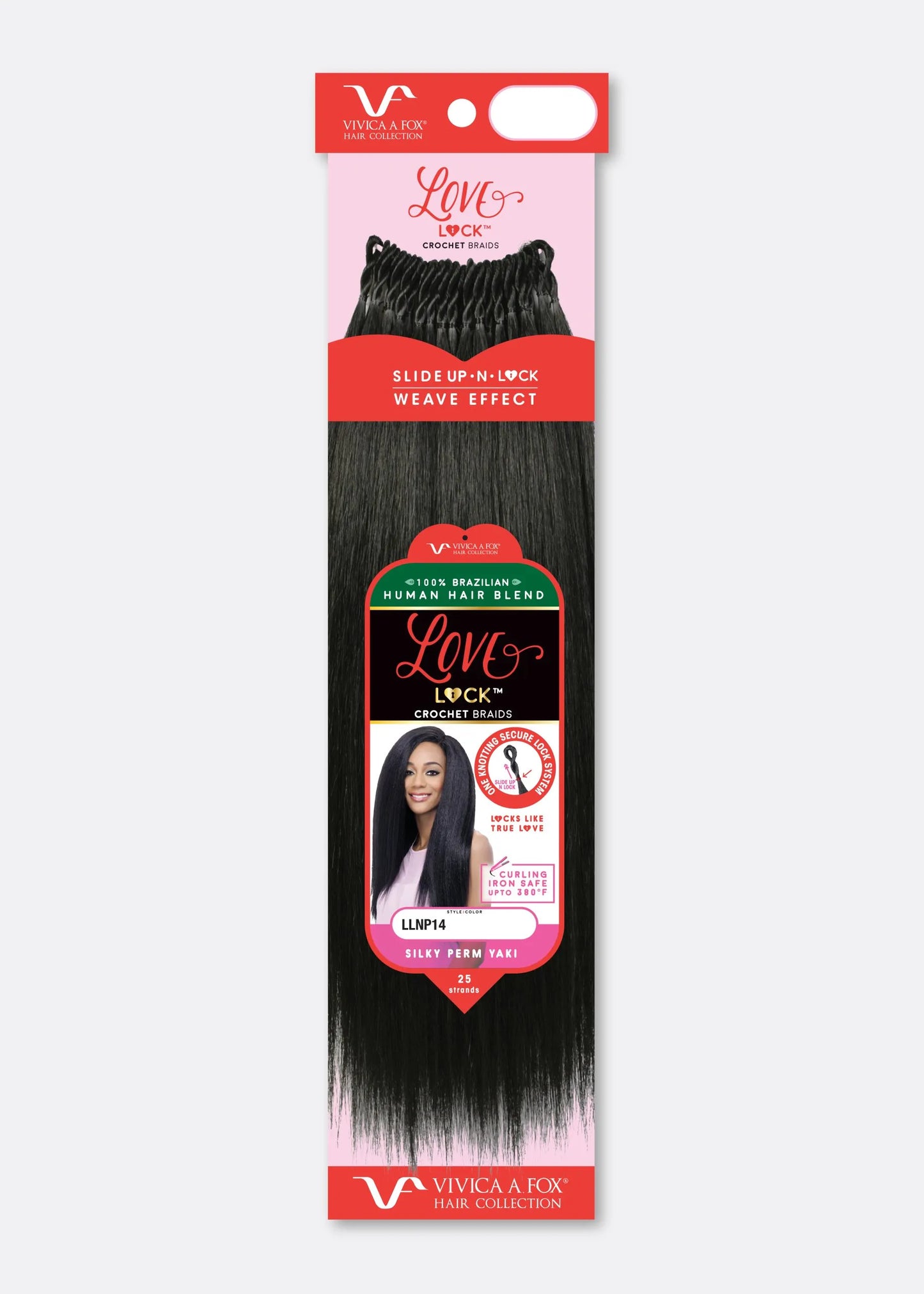 18″ LoveLock Crochet Natural Perm Braid