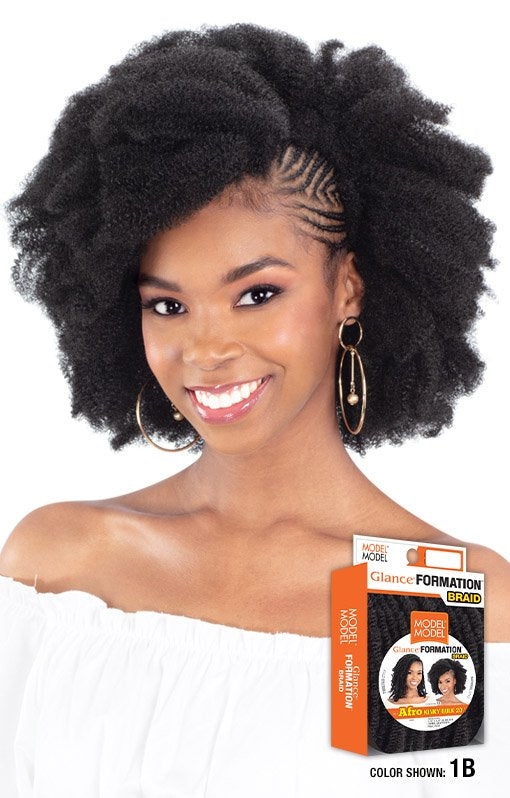 GLANCE AFRO KINKY BULK 20"