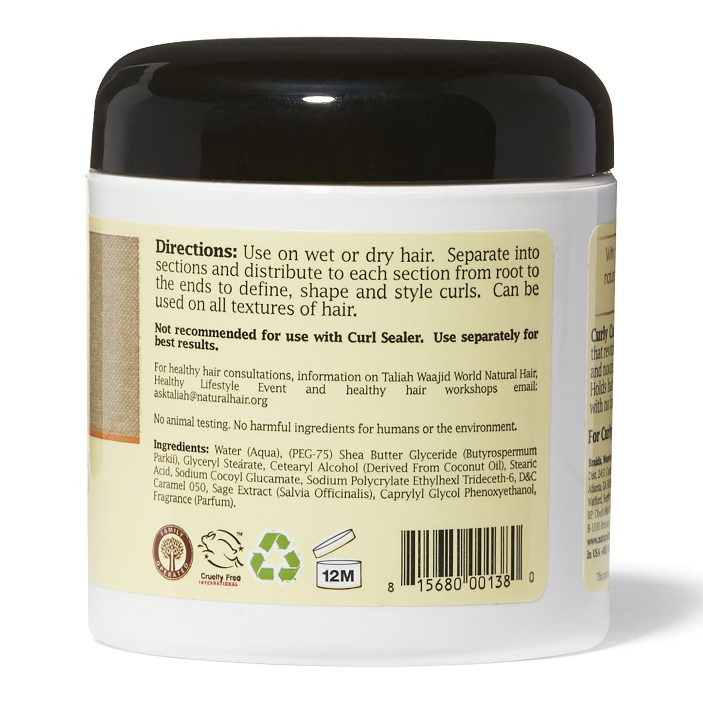 Curl Styling Cream for Defined, Frizz-Controlled Curls, 6 oz