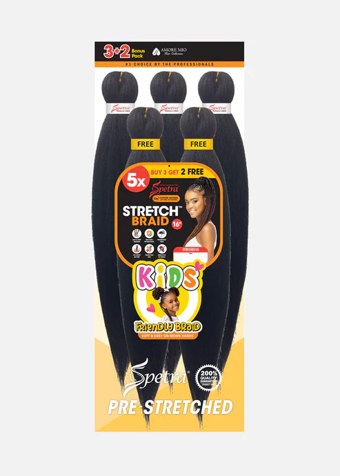 Kids Friendly 16″ Strech Braid 5pc