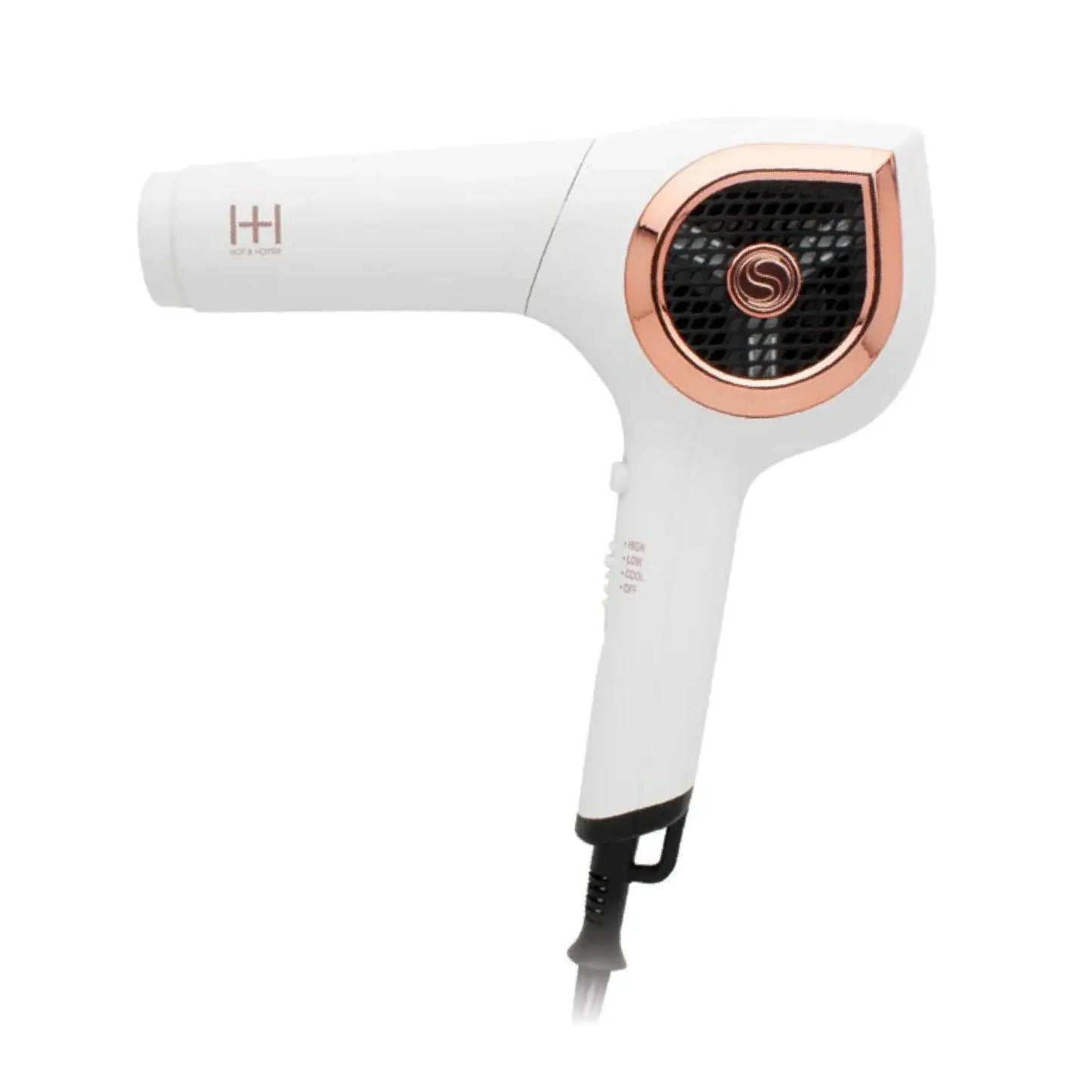 Hot & Hotter Ceramic Ionic Turbo 3000 Hair Dryer White