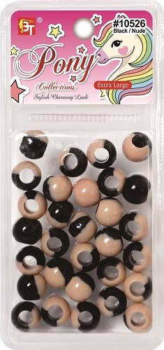 EXTRA LARGE TWO TONE ROUND BEADS No 10526