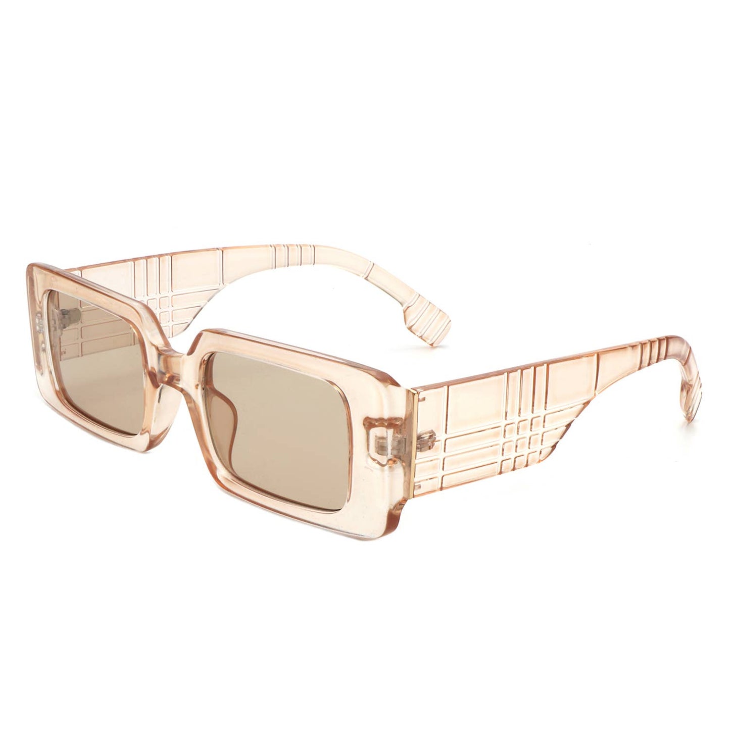 Retro Square Thick Frame Fashion Rectangle Sunglasses