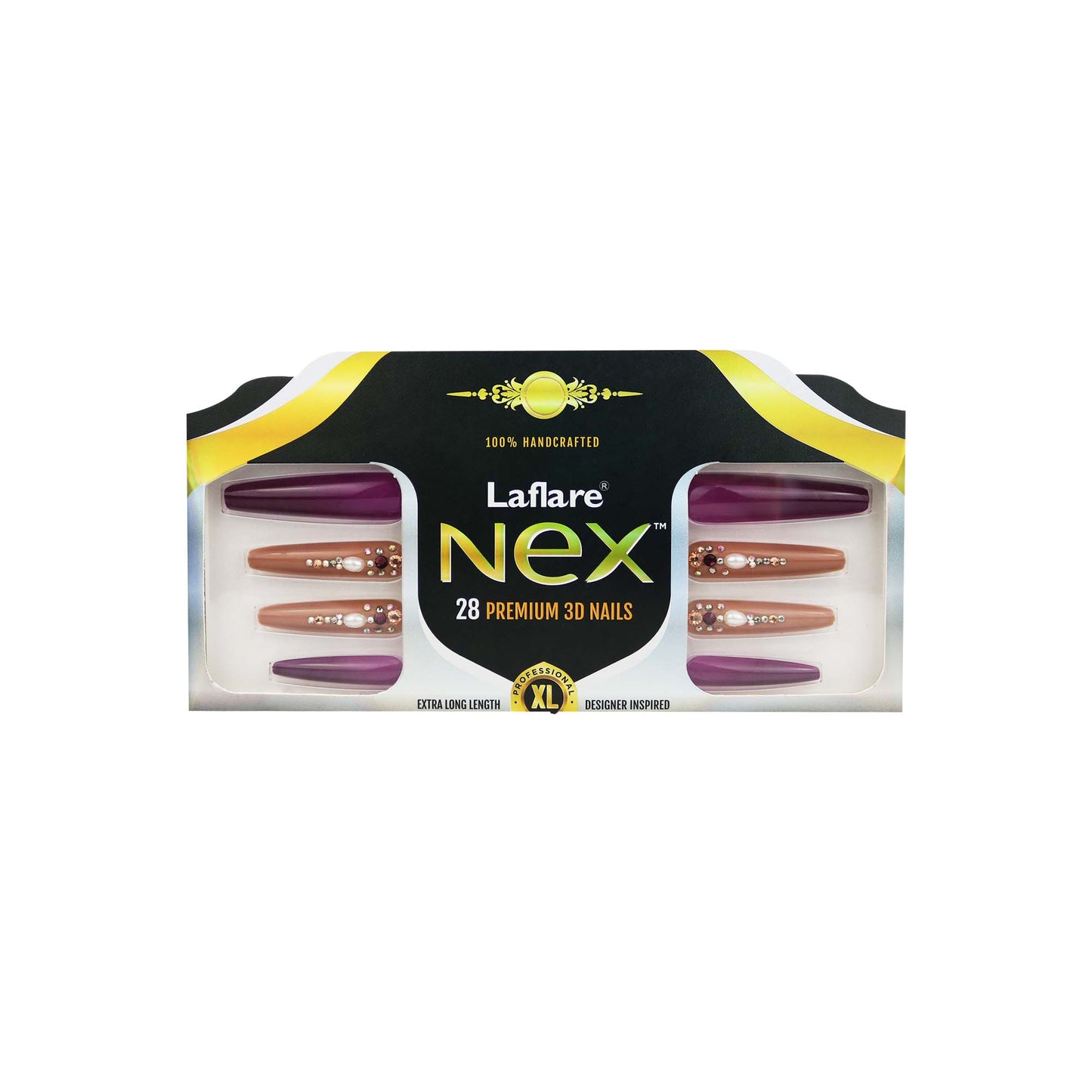 NEX NAIL TIP - EXTRA LONG_COFFIN