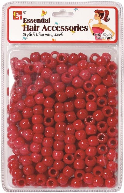 LARGE ROUND BEADS VALUE PACK (RED)