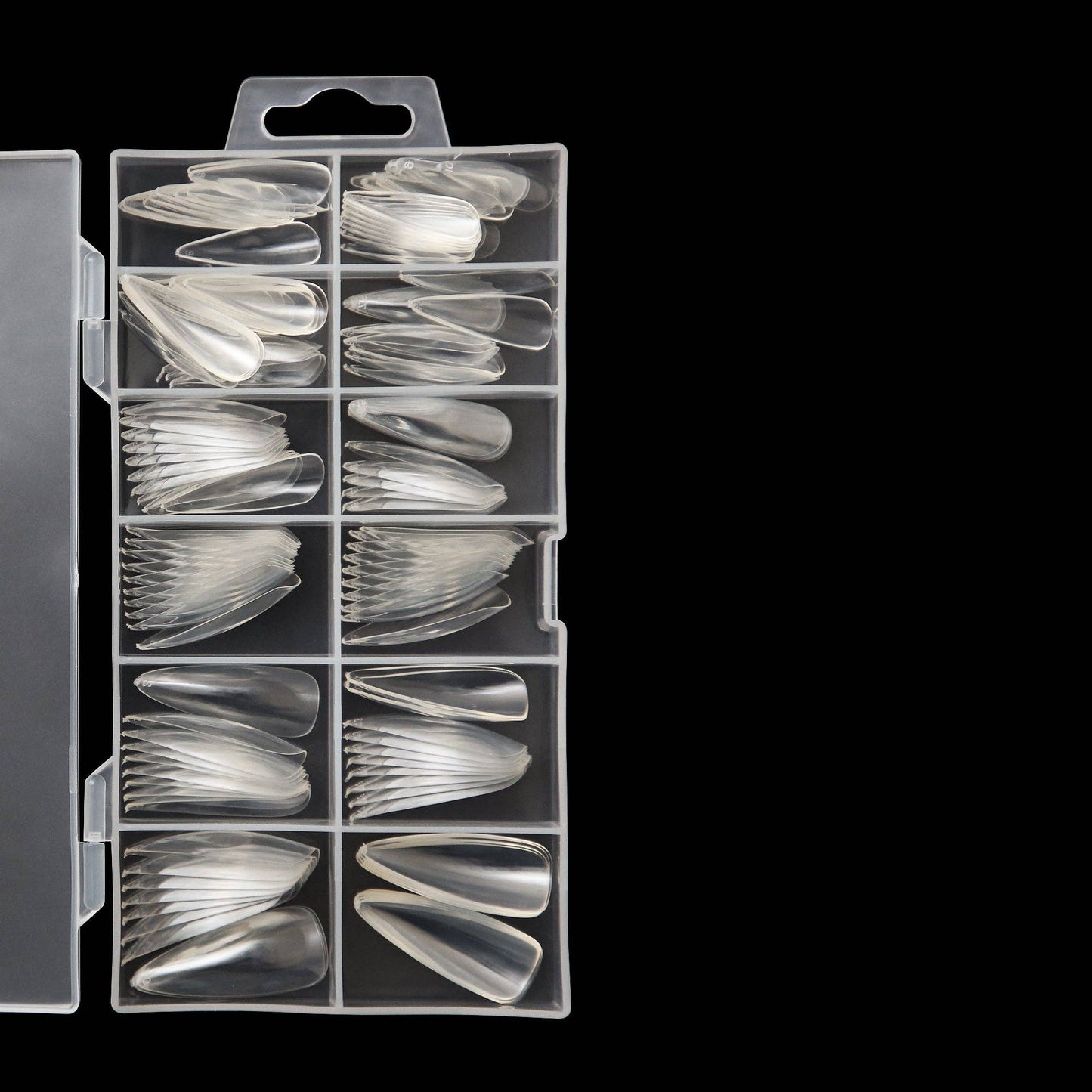 NEX 140 NAIL TIP - CLEAR_STILETTO