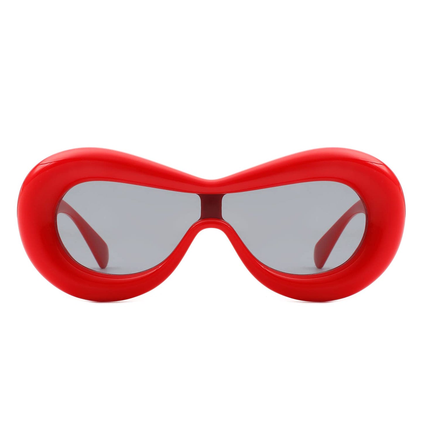 Oversize Oval Chunky Modern Circle Fashion Round Sunglasses