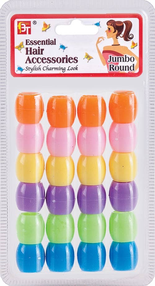 JUMBO ROUND BEADS (PASTEL 2 ASSORTED)