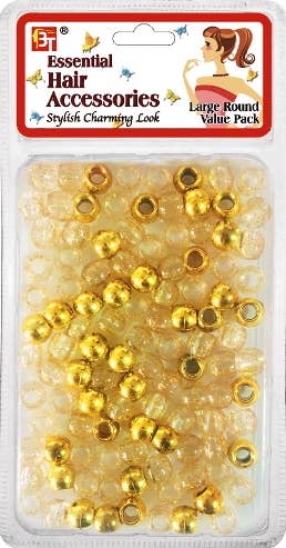 LARGE ROUND GALACTIC BEADS VALUE PACK (GGOLD)