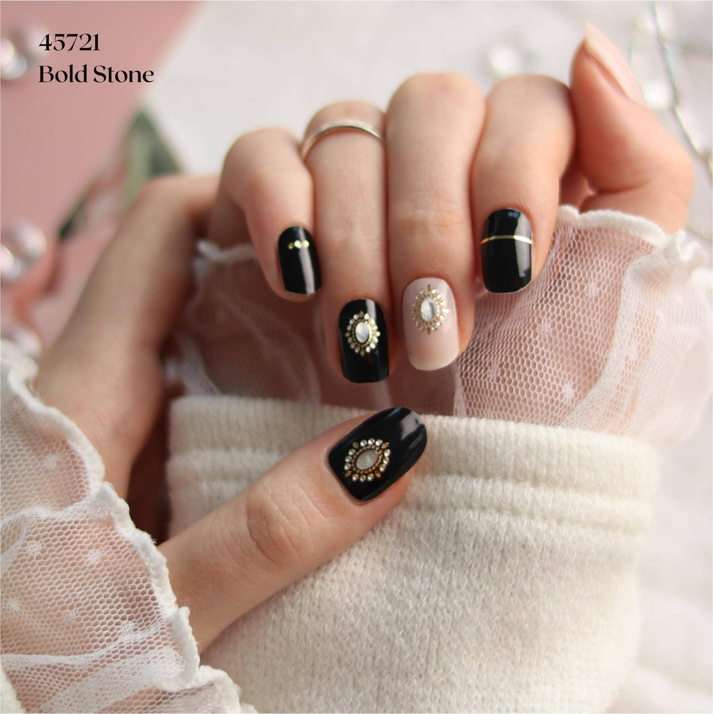 GEL NAIL STRIPS - 45721 Bold Stone