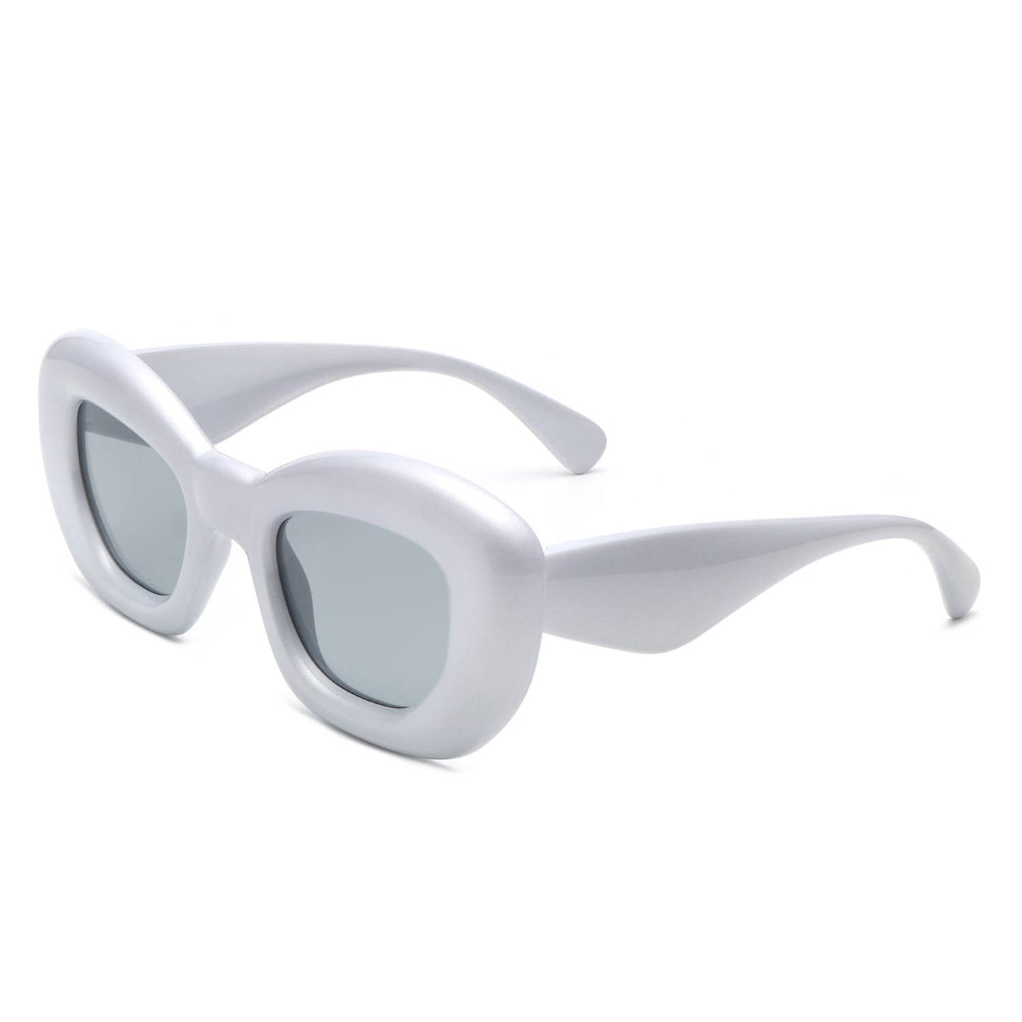 Square Thick Frame Women Fashion Cat Eye Sunglasses