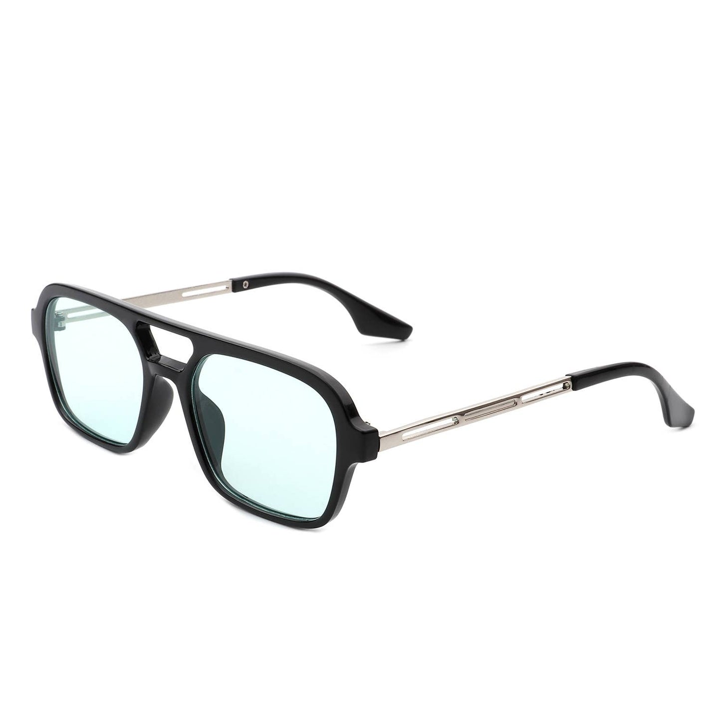 Retro Square Brow-Bar Fashion Aviator Style Sunglasses