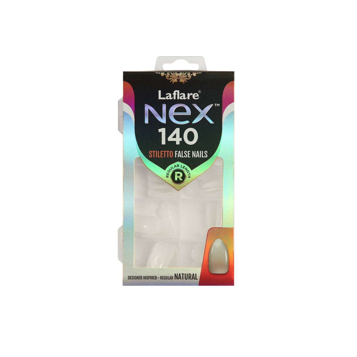 NEX 140 NAIL TIP - NATURAL_STILETTO