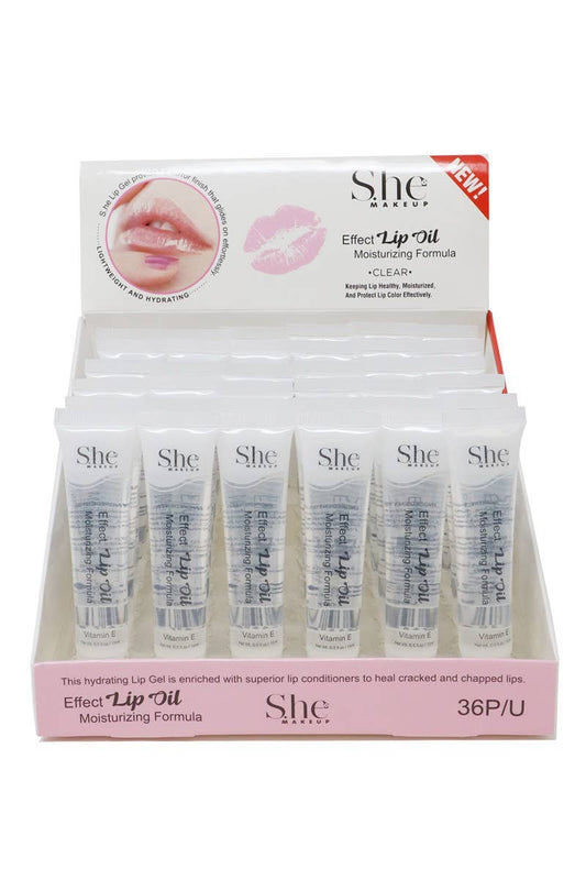 Makeup She Vitamin E Clear Lip Oil Gloss
