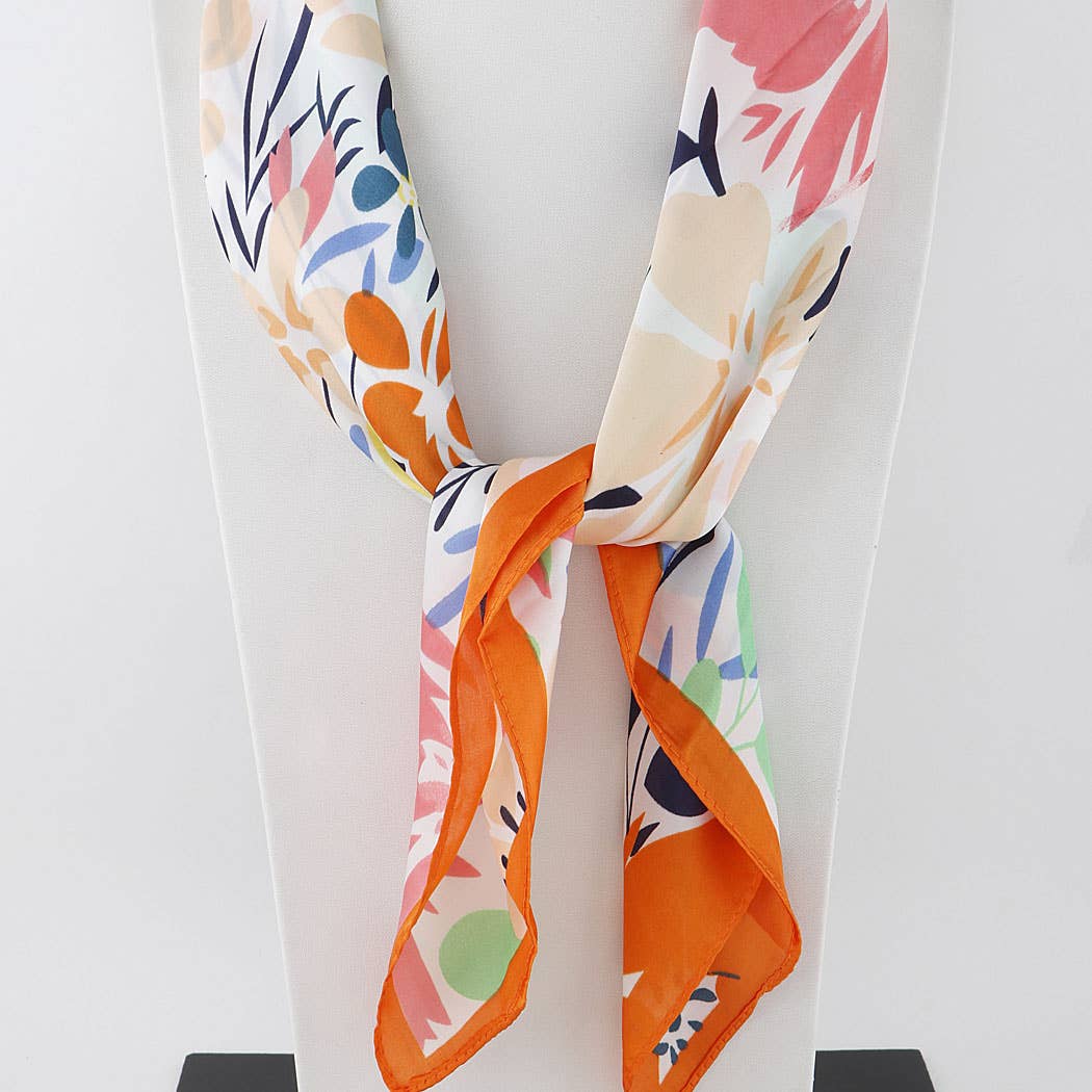 Bright Flower Scarf