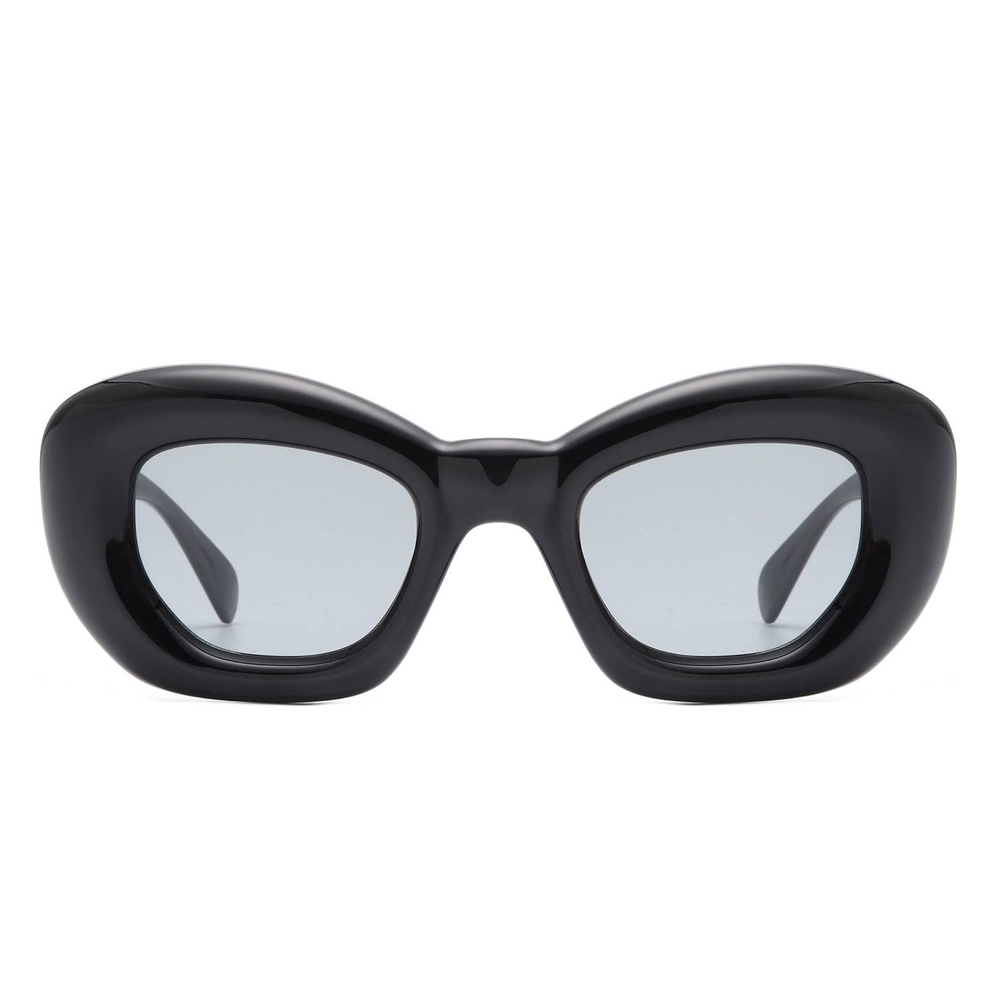 Square Thick Frame Women Fashion Cat Eye Sunglasses