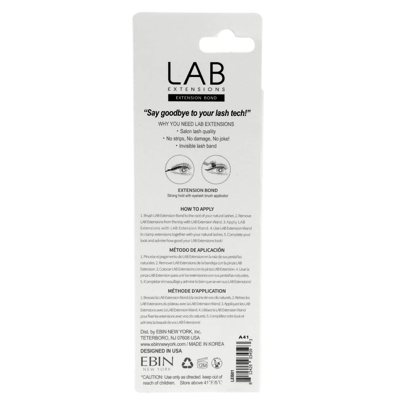 LAB EXTENSIONS BOND - BLACK