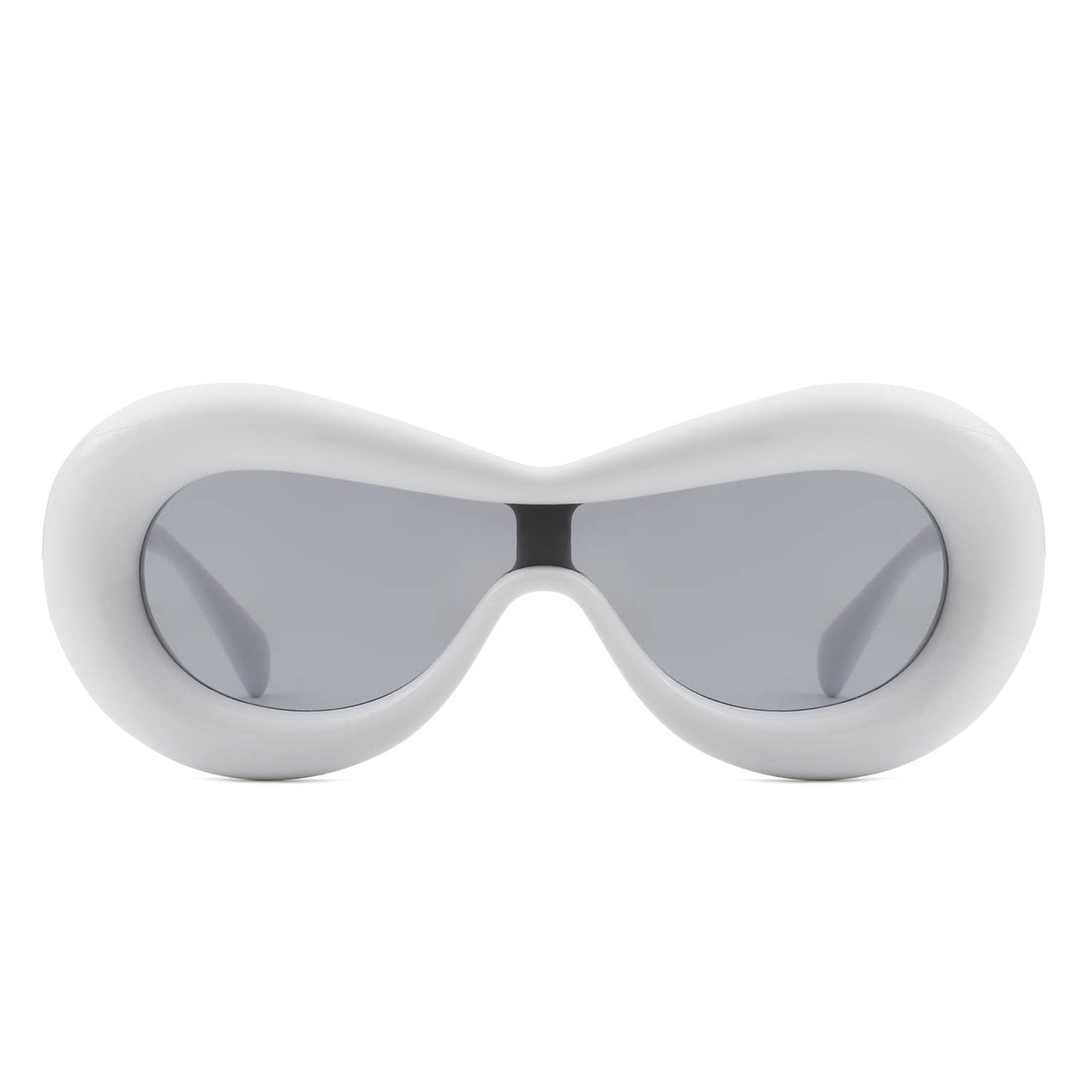 Oversize Oval Chunky Modern Circle Fashion Round Sunglasses
