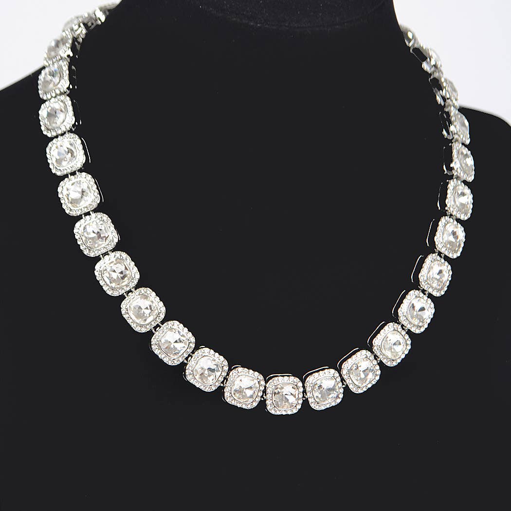 Rhinestone Chain Necklace