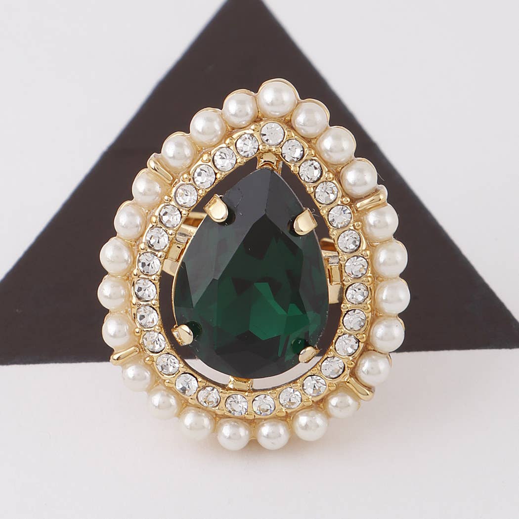 Jeweled Rhinestone Ring