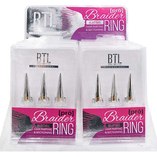 BTL Pro Silver Hair Parting Ring 3 ct