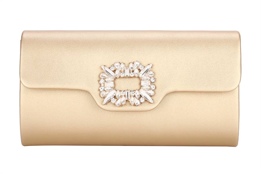 Faux Leather Ladies Clutch Handbag